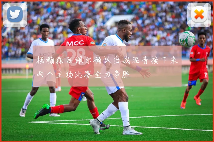 杨瀚森吕佩尔确认出战混音接下来两个主场比赛全力争胜